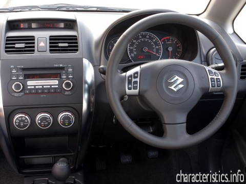 SUZUKI 世代
 SX4 Sedan 1.6 i 16V VVT 2WD (107 Hp) 技術仕様
